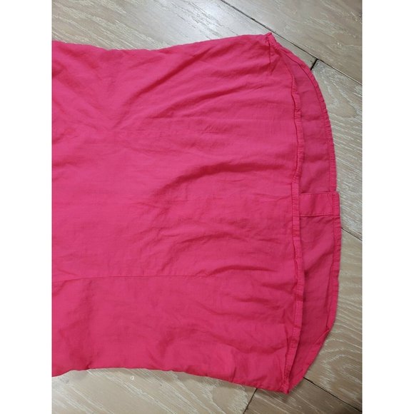 Lilly Pulitzer Cruiser Camp Shirt Button Up Pink Size 2 Gold Tone Buttons Blouse - Picture 6 of 9